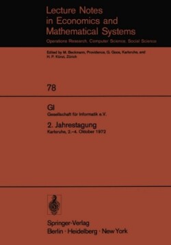 GI. Gesellschaft für Informatik e.V. 2. Jahrestagung