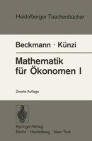 Mathematik für Ökonomen I