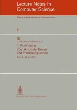 1. Fachtagung über Automatentheorie und Formale Sprachen