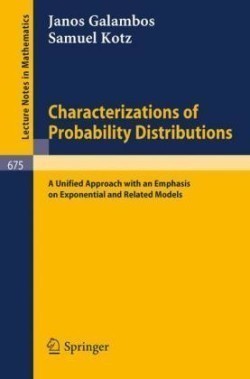 Characterizations of Probability Distributions.