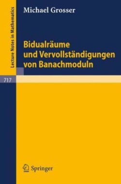 Bidualräume und Vervollständigungen von Banachmoduln