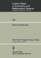 Nonlinear Programming Codes