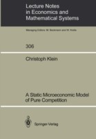 Static Microeconomic Model of Pure Competition