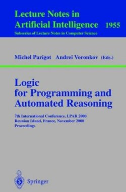 Logic for Programming and Automated Reasoning