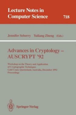 Advances in Cryptology - AUSCRYPT '92