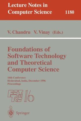 Foundations of Software Technology and Theoretical Computer Science