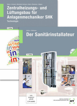 Paketangebot Der Sanitärinstallateur + Zentralheizungs- und Lüftungsbau für Anlagenmechaniker, 2 Bde.