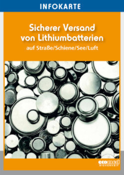 Infokarte Sicherer Versand von Lithiumbatterien