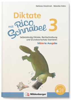 Diktate mit Rico Schnabel, Klasse 3 - silbierte Ausgabe