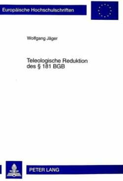 Teleologische Reduktion Des § 181 Bgb