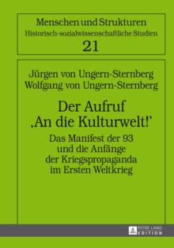 Aufruf An die Kulturwelt!