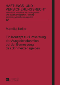 Konzept zur Umsetzung der Ausgleichsfunktion bei der Bemessung des Schmerzensgeldes