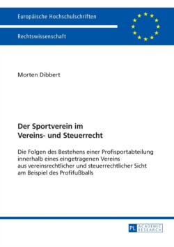 Sportverein im Vereins- und Steuerrecht