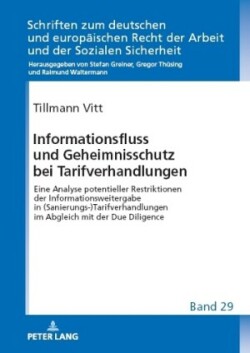 Informationsfluss Und Geheimnisschutz Bei Tarifverhandlungen