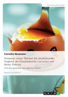 Nonsense versus Tiefsinn? Ein interkultureller Vergleich der Fernsehsketche von Loriot und Monty Python