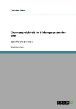 Chancengleichheit im Bildungssystem der BRD