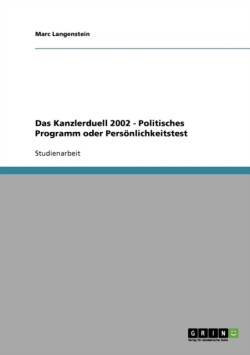 Das Kanzlerduell 2002 - Politisches Programm oder Persönlichkeitstest