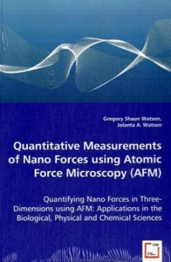 Quantitative Measurements of Nano Forces using Atomic Force Microscopy (AFM) - Quantifying Nano Forces in Three-Dimensions using AFM