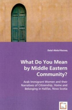 What Do You Mean by Middle Eastern Community?