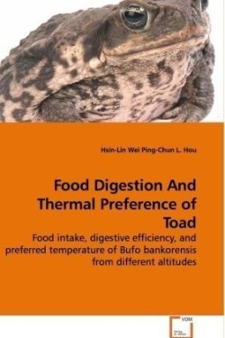 Food Digestion And Thermal Preference of Toad
