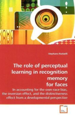 role of perceptual learning in recognition memory for faces