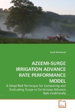 Azeemi-Surge Irrigation Advance Rate Performance Model