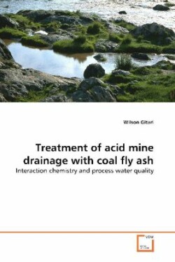 Treatment of acid mine drainage with coal fly ash