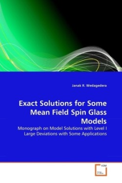 Exact Solutions for Some Mean Field Spin Glass Models