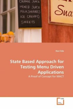 State Based Approach for Testing Menu Driven Applications