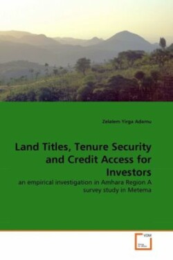 Land Titles, Tenure Security and Credit Access for Investors
