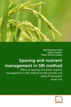 Spacing and nutrient management in SRI method