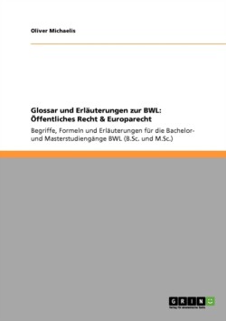Glossar und Erläuterungen zur BWL: Öffentliches Recht & Europarecht