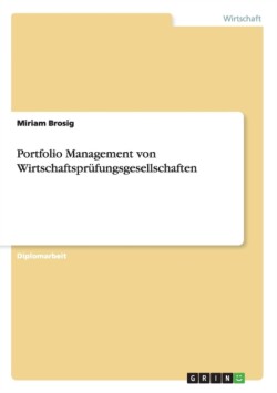 Portfolio Management von Wirtschaftsprüfungsgesellschaften