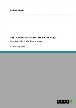 Les "Contemplations" de Victor Hugo