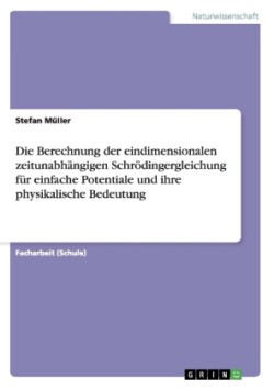 Berechnung der eindimensionalen zeitunabhängigen Schrödingergleichung für einfache Potentiale und ihre physikalische Bedeutung