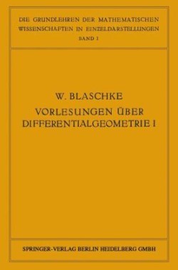 Vorlesungen über Differentialgeometrie und geometrische Grundlagen von Einsteins Relativitätstheorie I