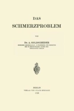 Das Schmerzproblem