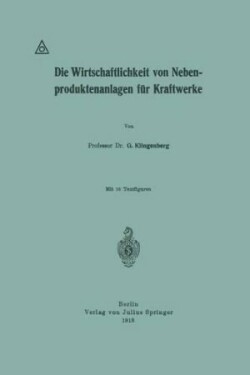 Die Wirtschaftlichkeit von Nebenproduktenanlagen für Kraftwerke