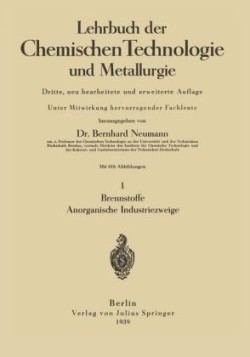 Lehrbuch der Chemischen Technologie und Metallurgie