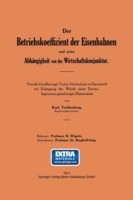 Der Betriebskoeffizient der Eisenbahnen und seine Abhängigkeit von der Wirtschaftskonjunktur