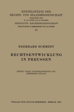 Rechtsentwicklung in Preussen