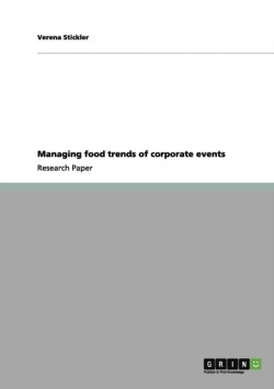 Managing food trends of corporate events