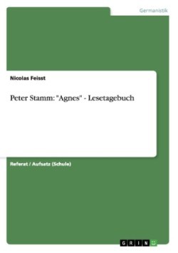 Peter Stamm: "Agnes" - Lesetagebuch