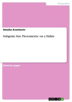 Subgrain Size Piezometric on a Halite