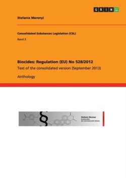 Biocides: Regulation (EU) No 528/2012