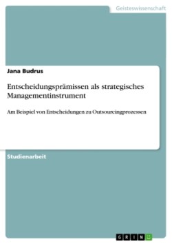 Entscheidungsprämissen als strategisches Managementinstrument