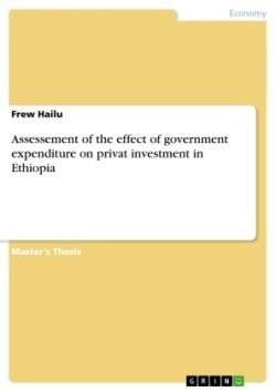 Assessement of the effect of government expenditure on privat investment in Ethiopia