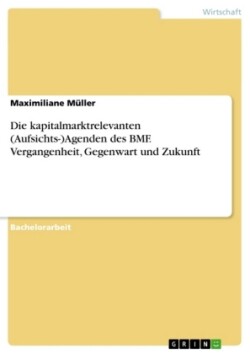 Die kapitalmarktrelevanten (Aufsichts-)Agenden des BMF. Vergangenheit, Gegenwart und Zukunft