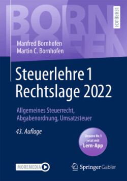 Steuerlehre 1 Rechtslage 2022, m. Online-Zugang