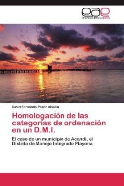 Homologación de las categorías de ordenación en un D.M.I.